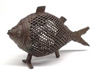 Benin Style Bronze Fish Figure / Sculpture