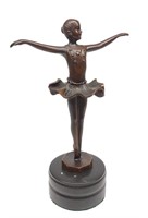After F Preiss Bronze Ballerina Sculpture