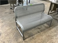 48” metal bench