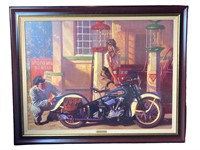 30x40” “Rose” (2004) By David Uhl, Signed & Number