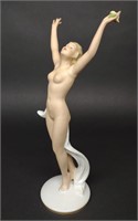 Gerold Porzellan Nude Woman Porcelain Figure