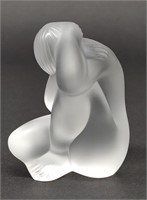 Lalique Nude Glass Figure 1996 Collectors Society