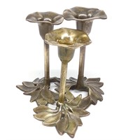 Art Nouveau Floral Candle Holder