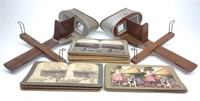 2 Stereoscope Viewers w/ Stereoscopic Cards