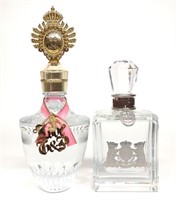 2 Large Juicy Couture Factice Perfume Bottles
