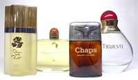 4 Factice Store Display Perfume & Cologne Bottles