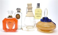 5 Factice Store Display Perfume Bottles