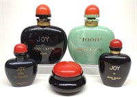 5 Jean Patou Factice Dummy Store Display Bottles