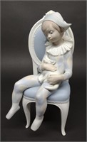 Lladro Young Harlequin #1229 Porcelain Figure