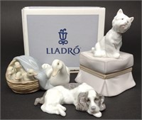 3 Lladro Animal Figurines (#4895, #5310 & #6985)