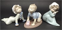 3 Lladro Child Figures (#6429, 5101 & 5103)