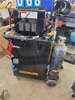 welder and torch set and cart
