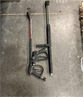 2 high pressure power washer wands &  one handle