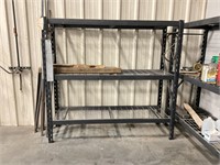 Metal adjustable storage rack