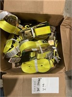 10 New 2“ x 30‘ straps with ratchet