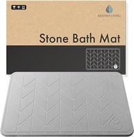 Kestava Living Diatomite Stone Bath Mat - Large