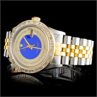 36mm Rolex DateJust Watch with Diamonds