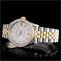 Mid-Size Rolex DateJust with 1.50ct of Diamonds