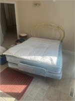 Queen bed frame with Matress, used 2x