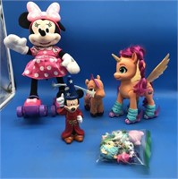 Lot of Toys Including Mickey & Minnie