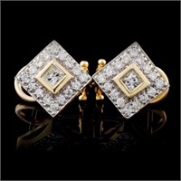 Diamond Earrings 0.80ctw in 14K Gold