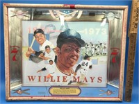 Seagram’s 7 Willie Mays Mirror, Mickey Mantle Art