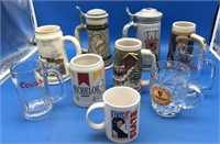 Steins & Mugs & Glass Mugs