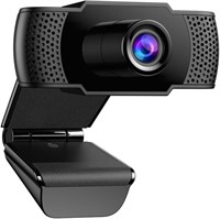 Edew 1080P Webcam  USB  Auto Light  Wide Angle  Bl