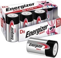 Energizer Max D Batteries, Premium Alkaline D Cell