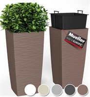 MUELLER M-RESIN HEAVY DUTY TALL PLANTER DAMAGED