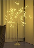 PXBNIUYA 48IN 288 LED ARTIFICIAL BIRCH TREE(WARM