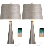 TABLE LAMPS 2LAMPS WITH PHONE CHARGERS