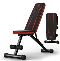 NFEET ADJUSTABLE WEIGHT BENCH (RED AND BLACK) 43