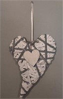 3psc Woven Heart Wall Decor - Large