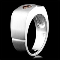 0.52ct Fancy Color Diamond Ring in 14K White Gold