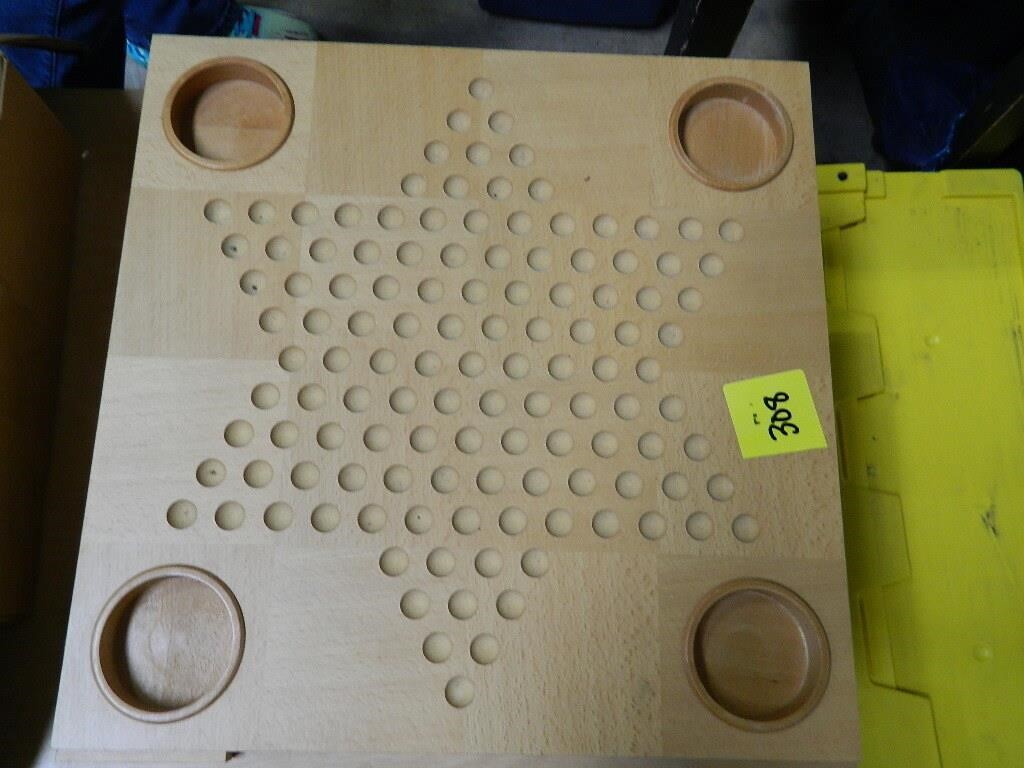 Wooden Chinese checker board
