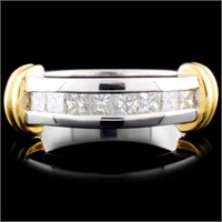 0.65ctw Diamond Ring in 18K Two-Tone Gold