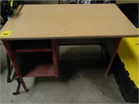 Vintage metal childs school desk