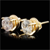 1.68ctw Diamond Earrings in 14K Gold
