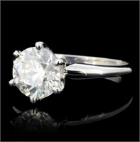 1.51ct Diamond Solitaire Ring in 14K White Gold