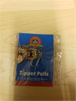 Looney Tunes Tazmanian Devil Zipper Pulls