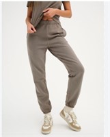 * Fleece Relaxed Pocket Sweatpant - Brown, S