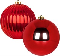 XLarge Outdoor Christmas Ornaments  8/200mm  Red