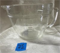 Large Anchor Hocking Glass Measuring Cup