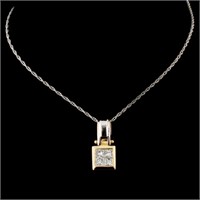 0.46ctw Diamond Pendant in 14K Gold