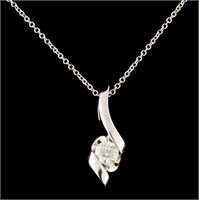 0.31ctw Diamond Pendant in 14K Gold