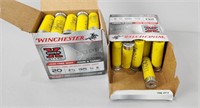 50 / 2 Boxes 20ga #6 Winchester Super X Steel Shot