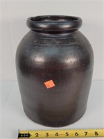 Brown Stoneware 2 Gallon Jar