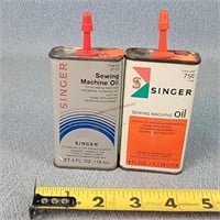 2- Singer Oil Cans