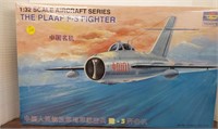 The PLAAF F-5 Fighter. Unassembled model kit. New